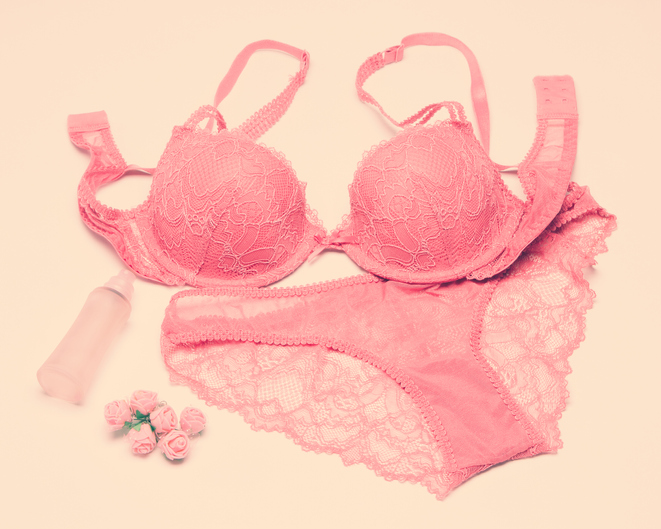 sexy pink underwear
